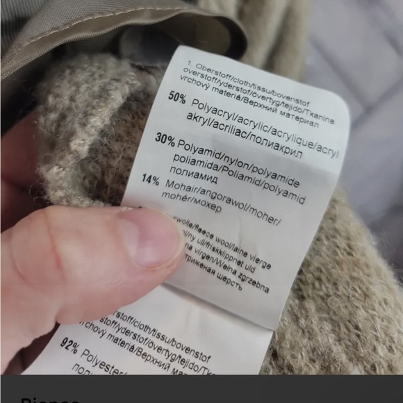 BIANCA Vintage Mohair Angora Blend Cardigan Coat - Picture 3 of 9